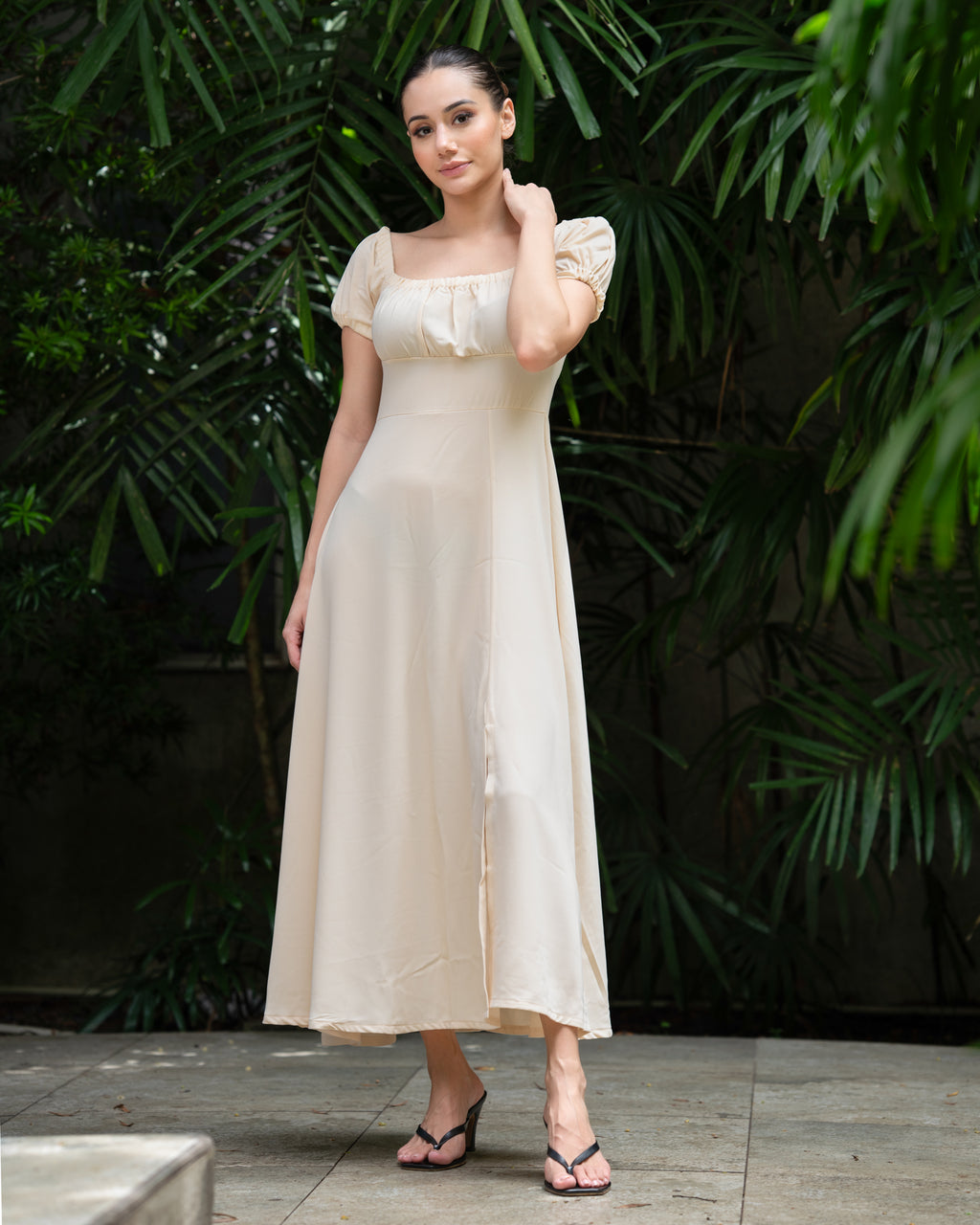 Alora Front Open Dress