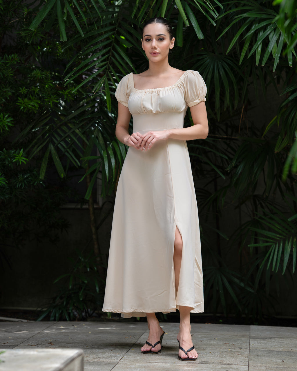 Alora Front Open Dress