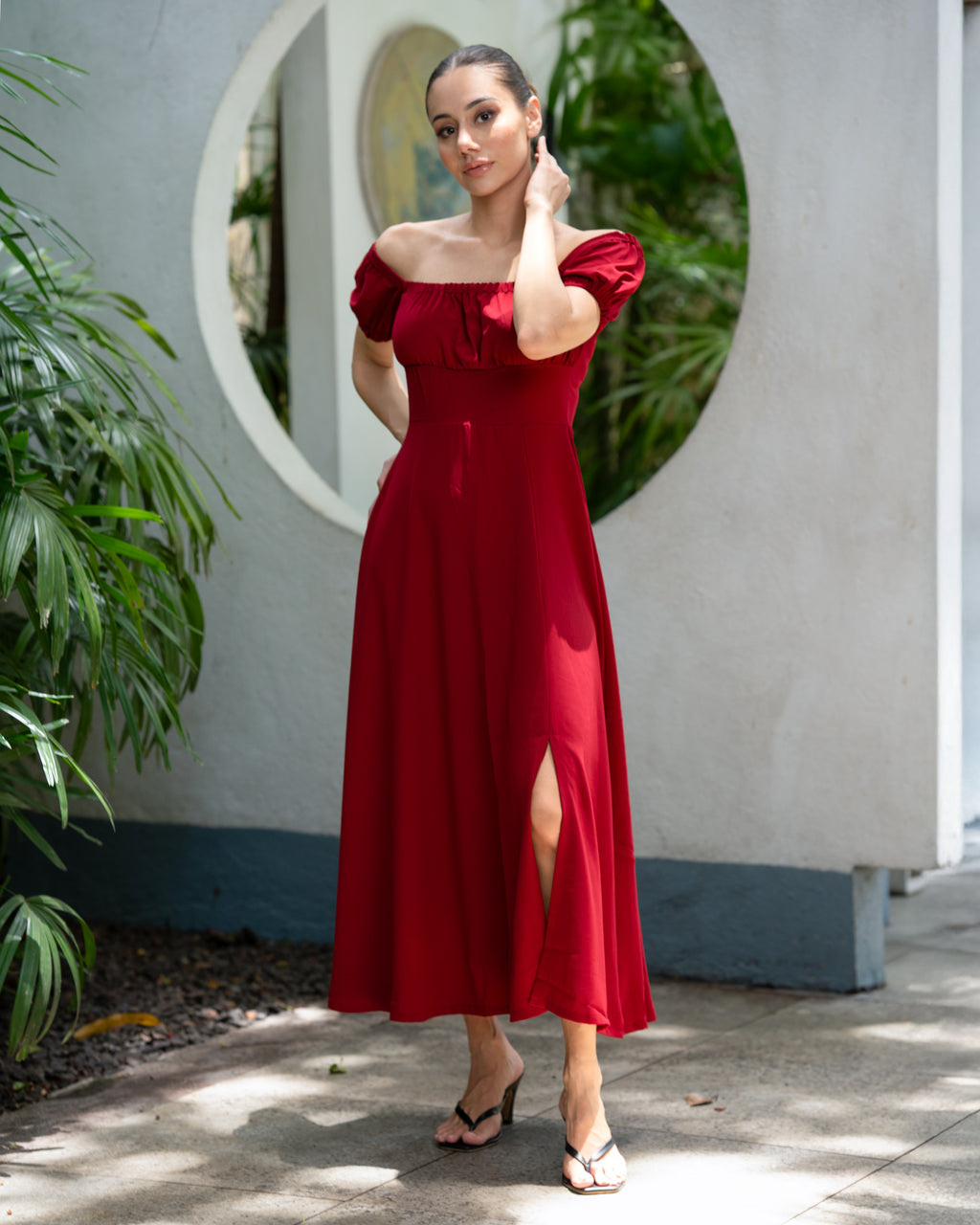 Alora Front Open Dress