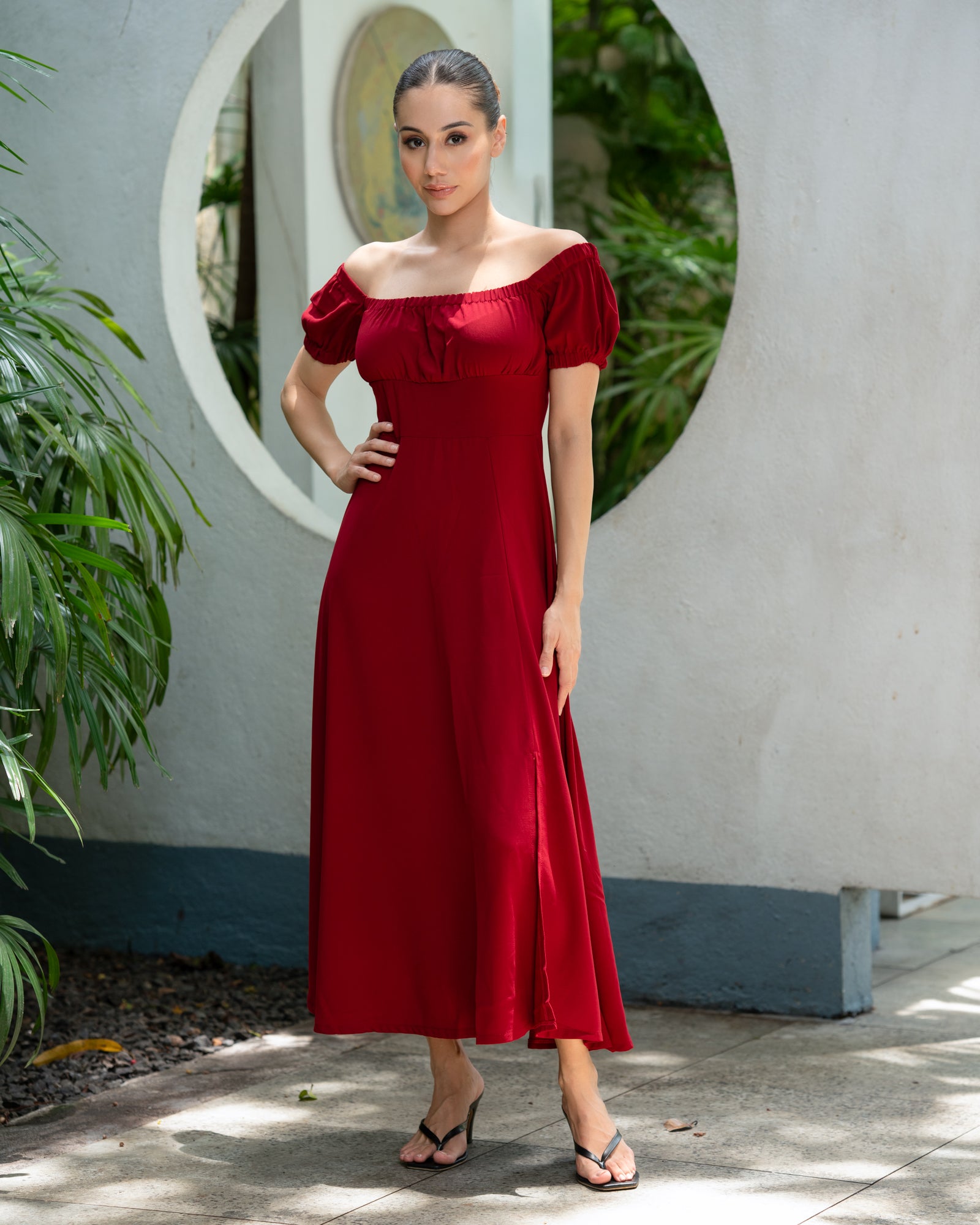 Alora Front Open Dress