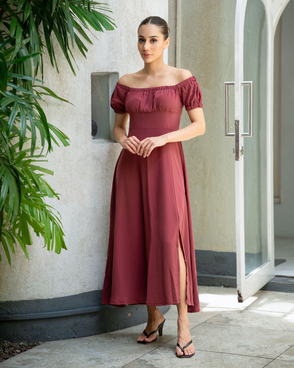 Alora Front Open Dress