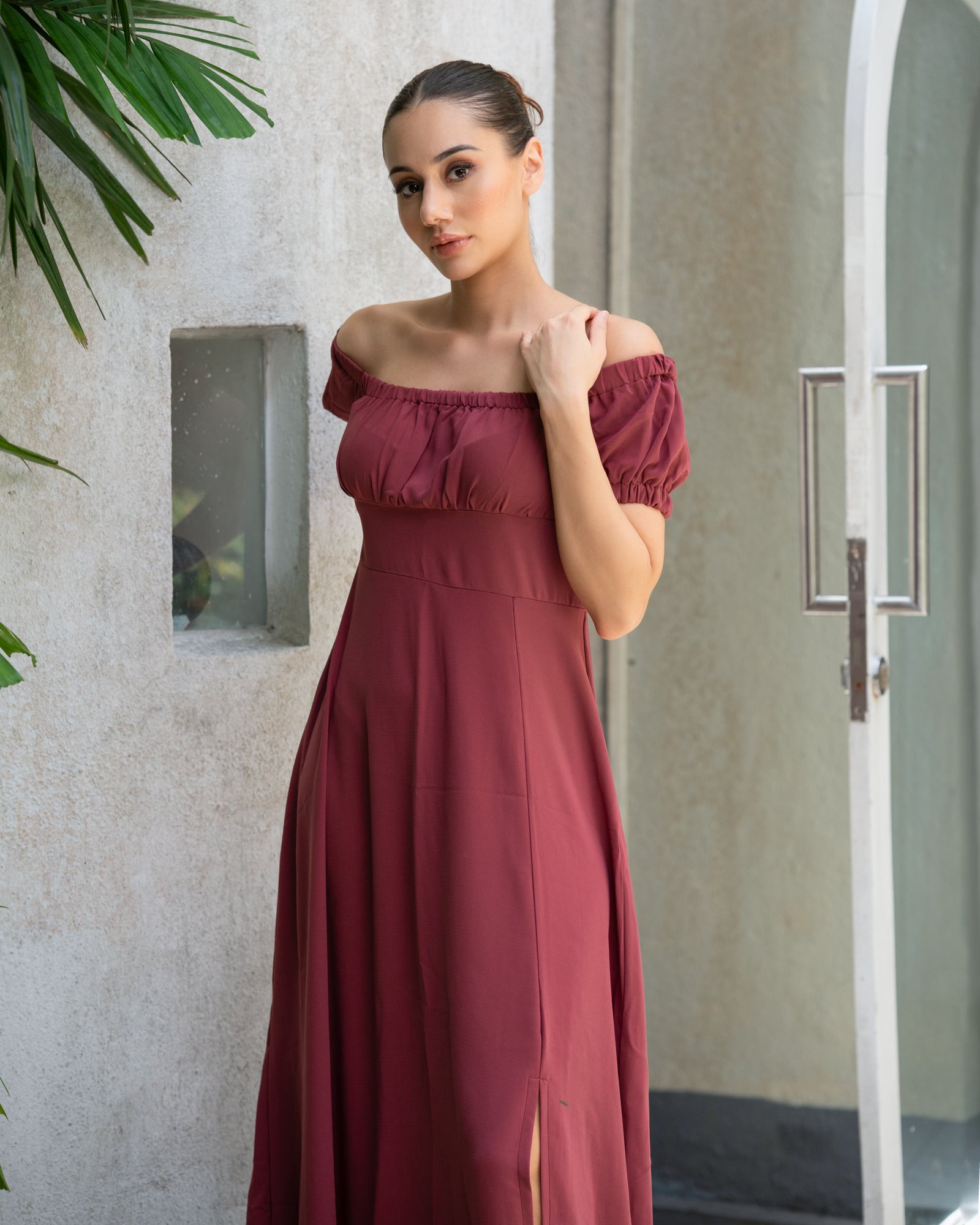 Alora Front Open Dress