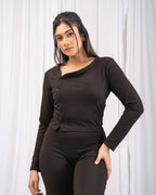 Classic Side Buttoned Top