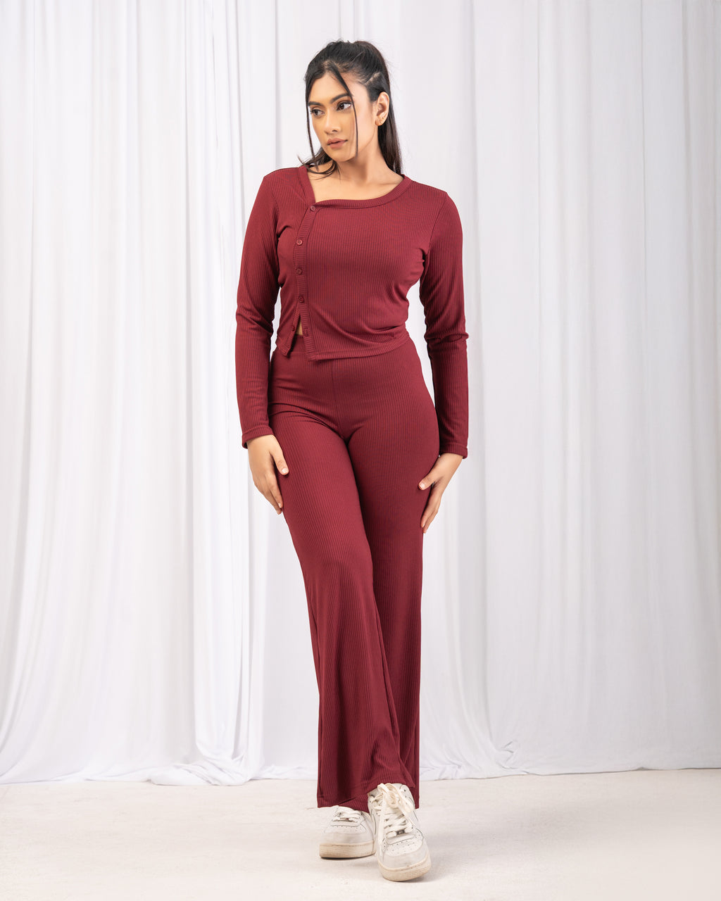 Classic Side Buttoned Top