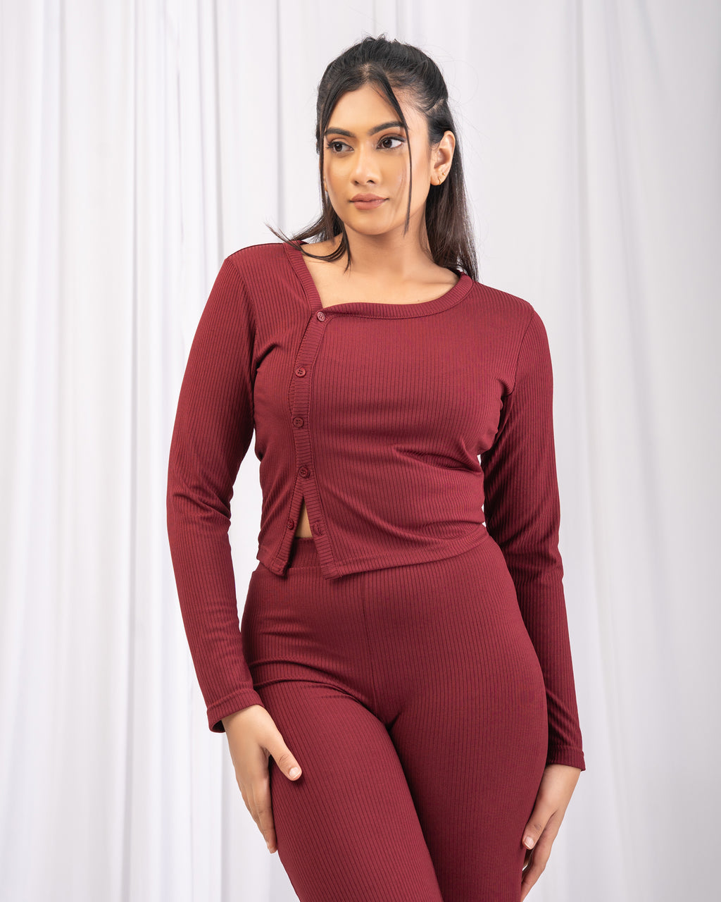 Classic Side Buttoned Top