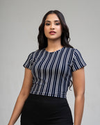 Aria Stripe Crop