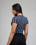Aria Stripe Crop