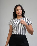 Aria Stripe Crop