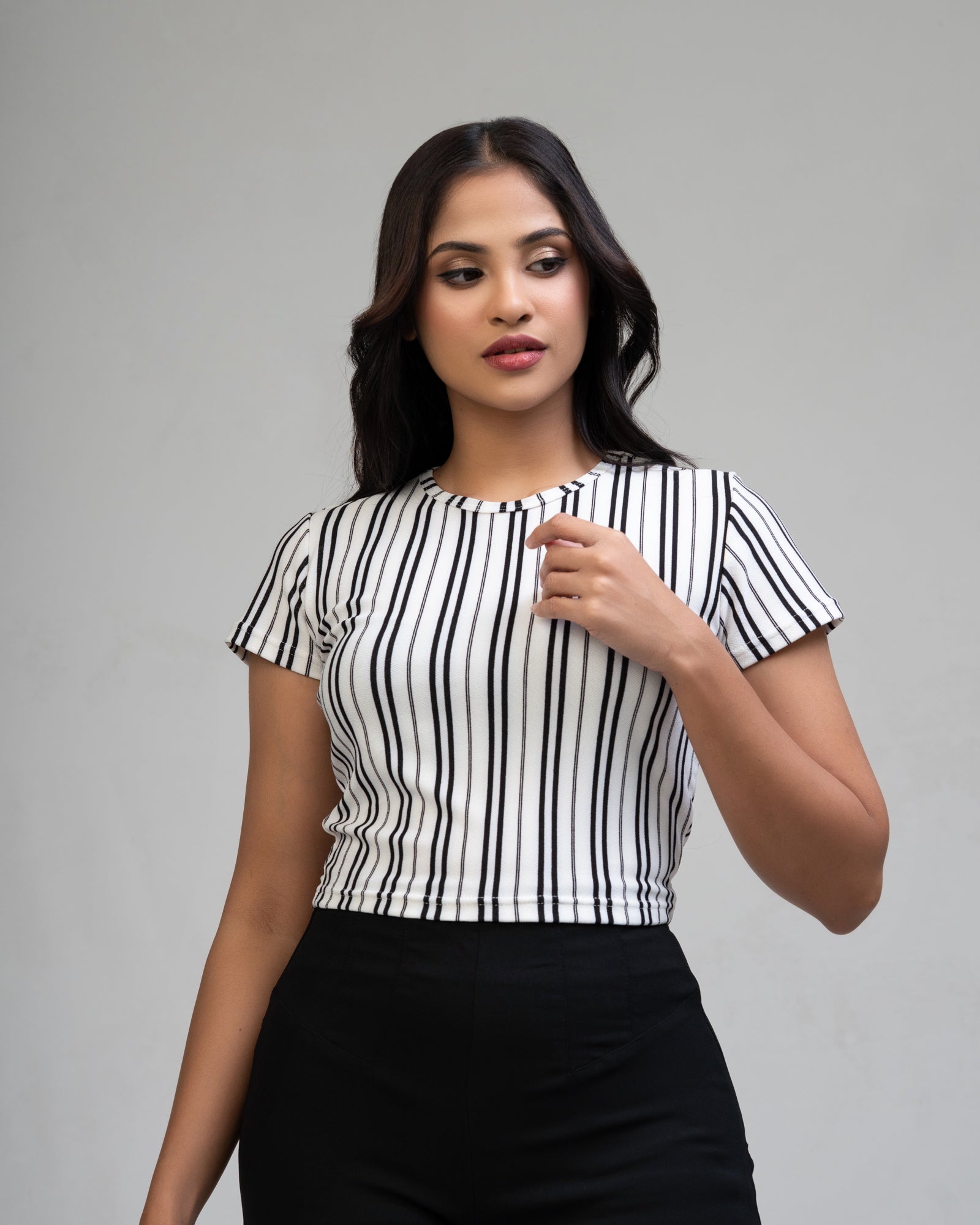 Aria Stripe Crop