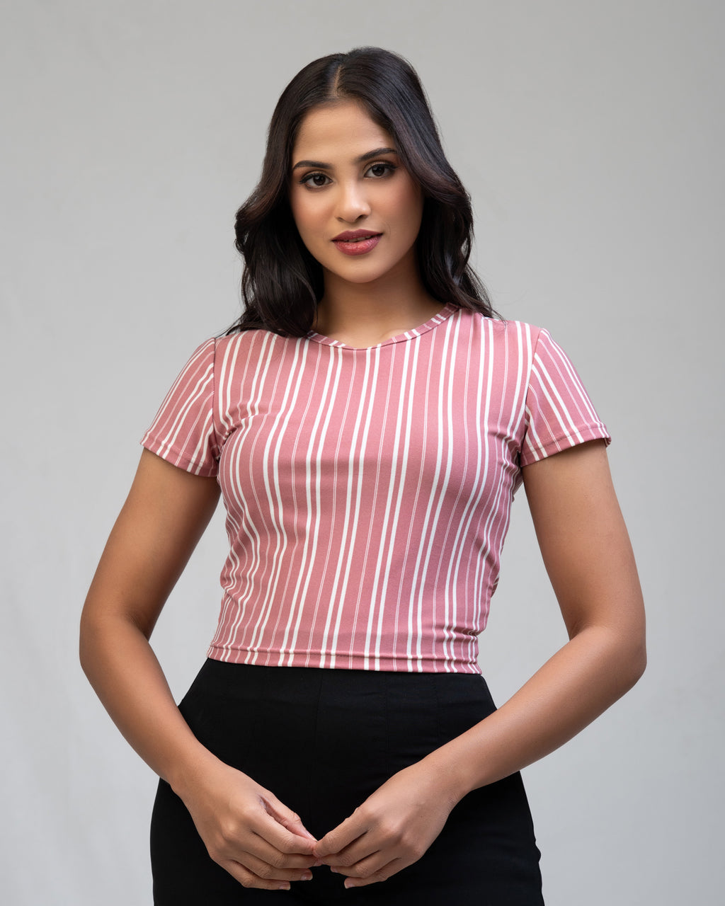 Aria Stripe Crop