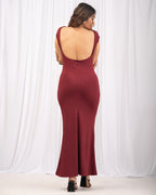 Classic Back Open Dress