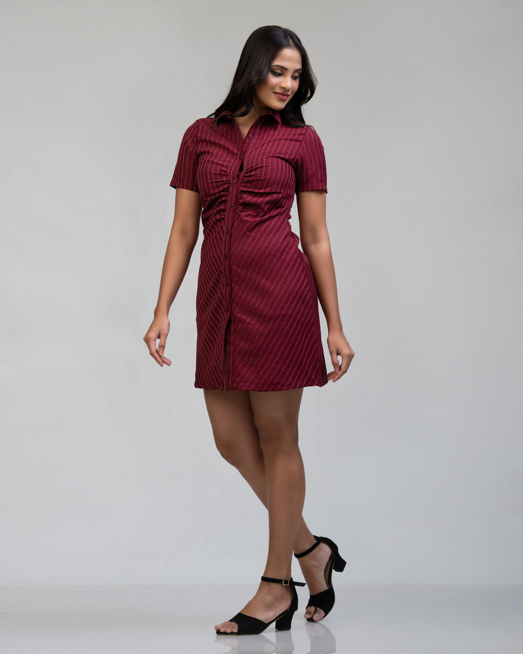 Mini Front Detailed Dress