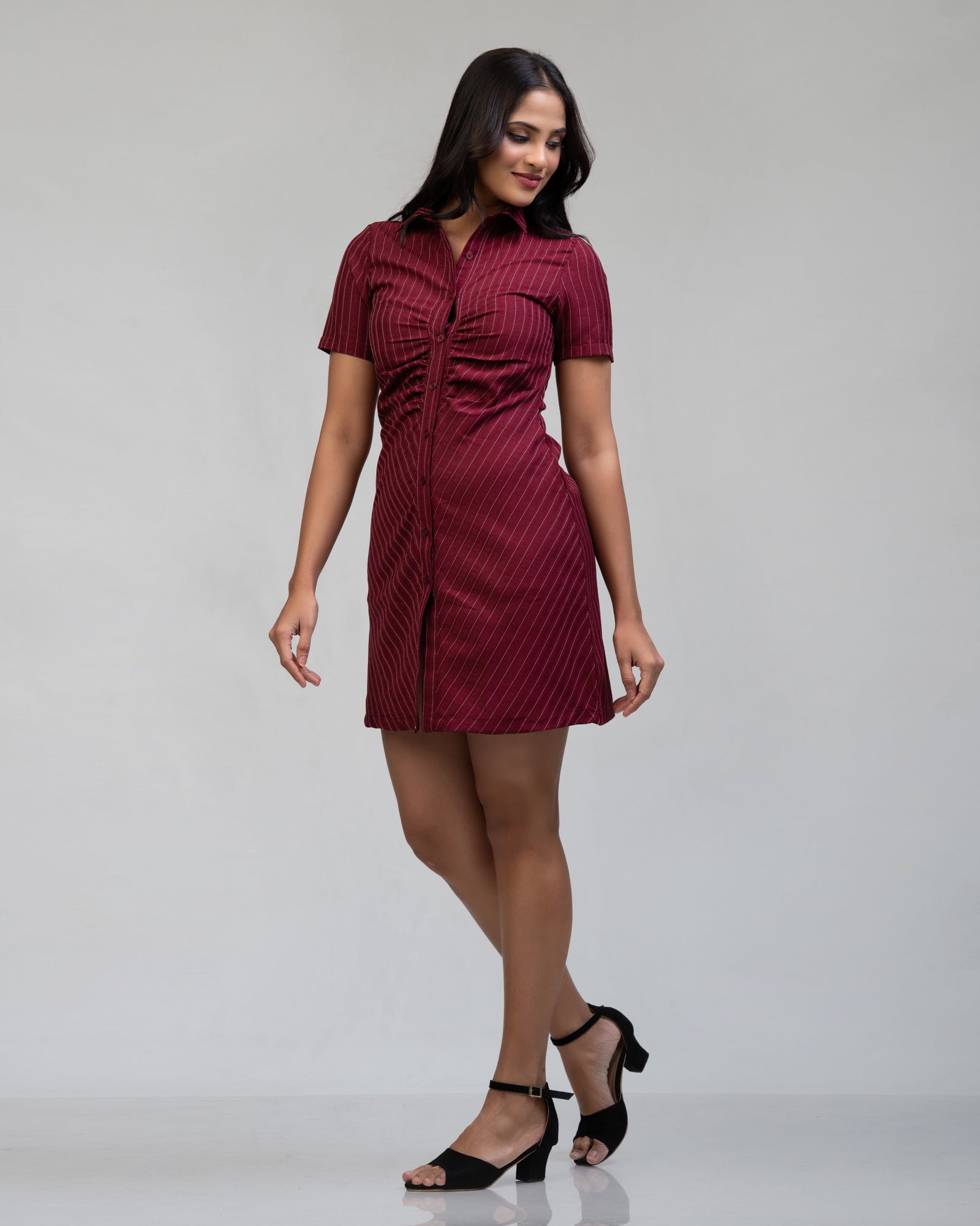 Mini Front Detailed Dress