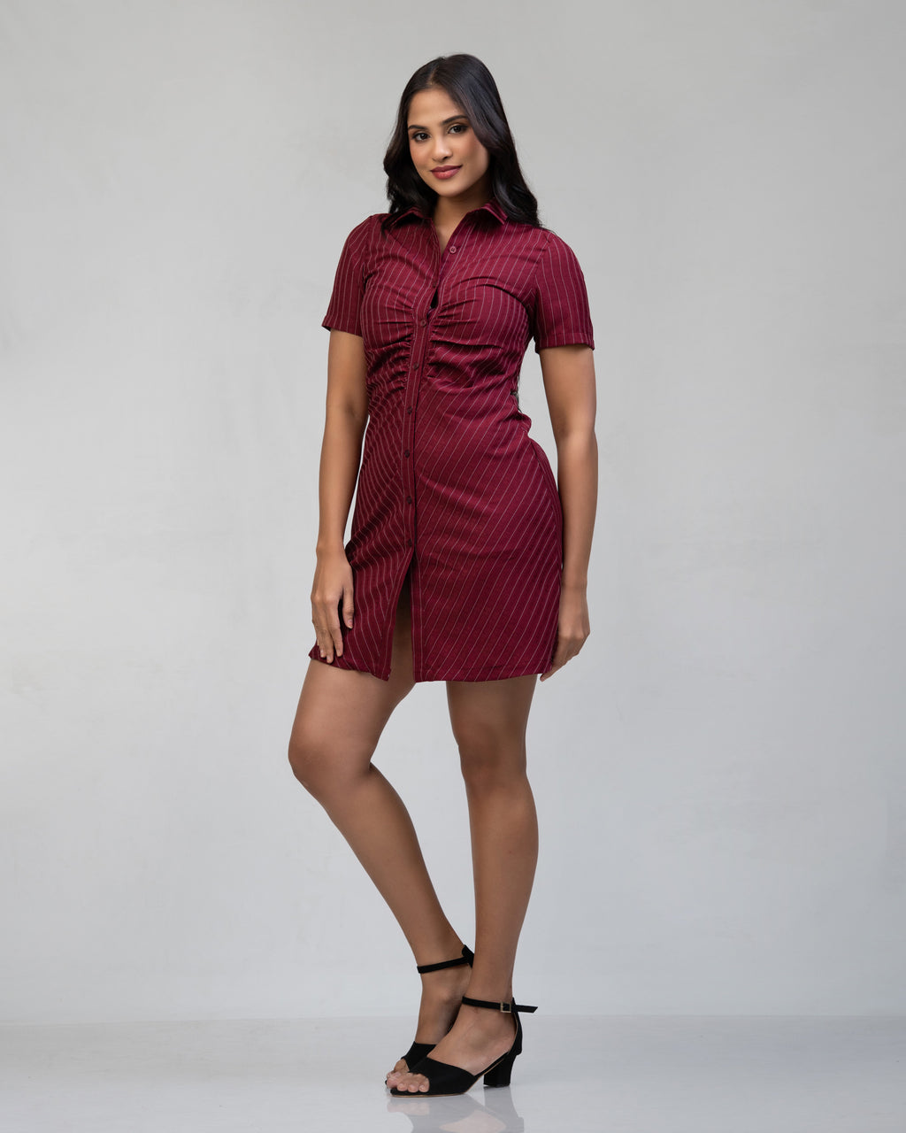 Mini Front Detailed Dress