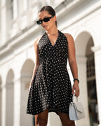 Halter Dotty Dress