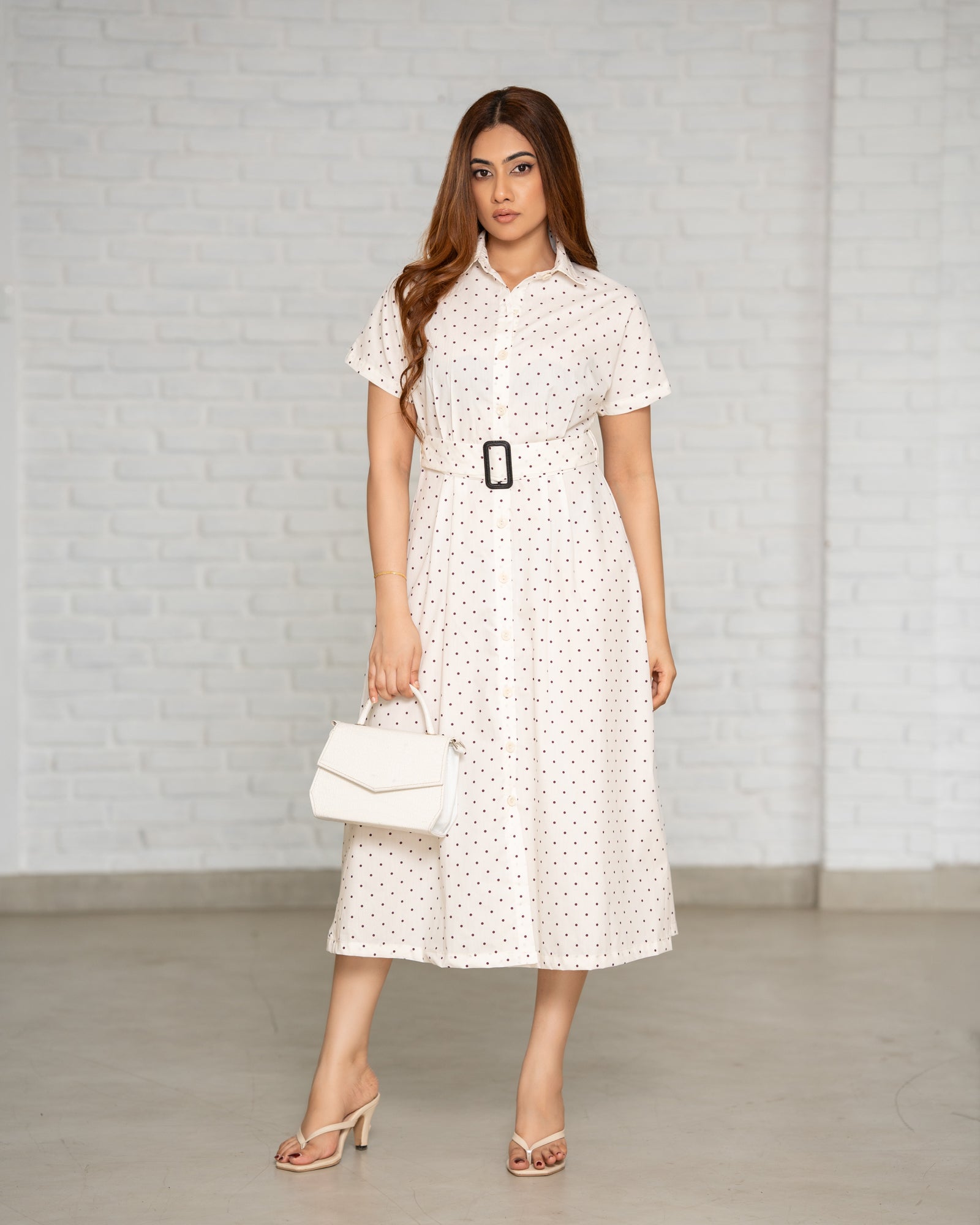 Polka Dot Sleek Dress