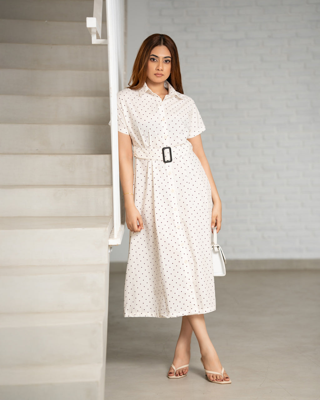 Polka Dot Sleek Dress