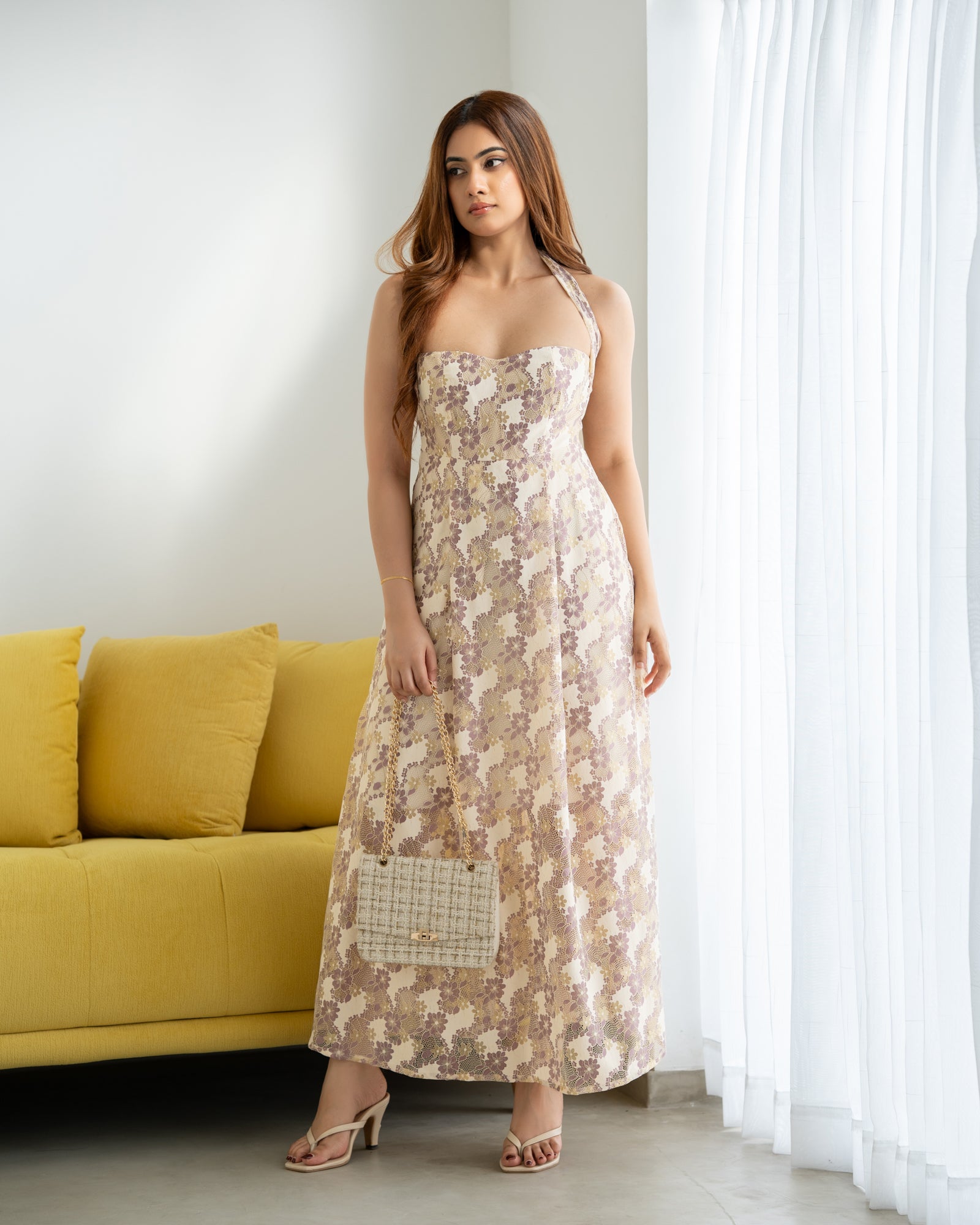 Livia Lace Floral Dress