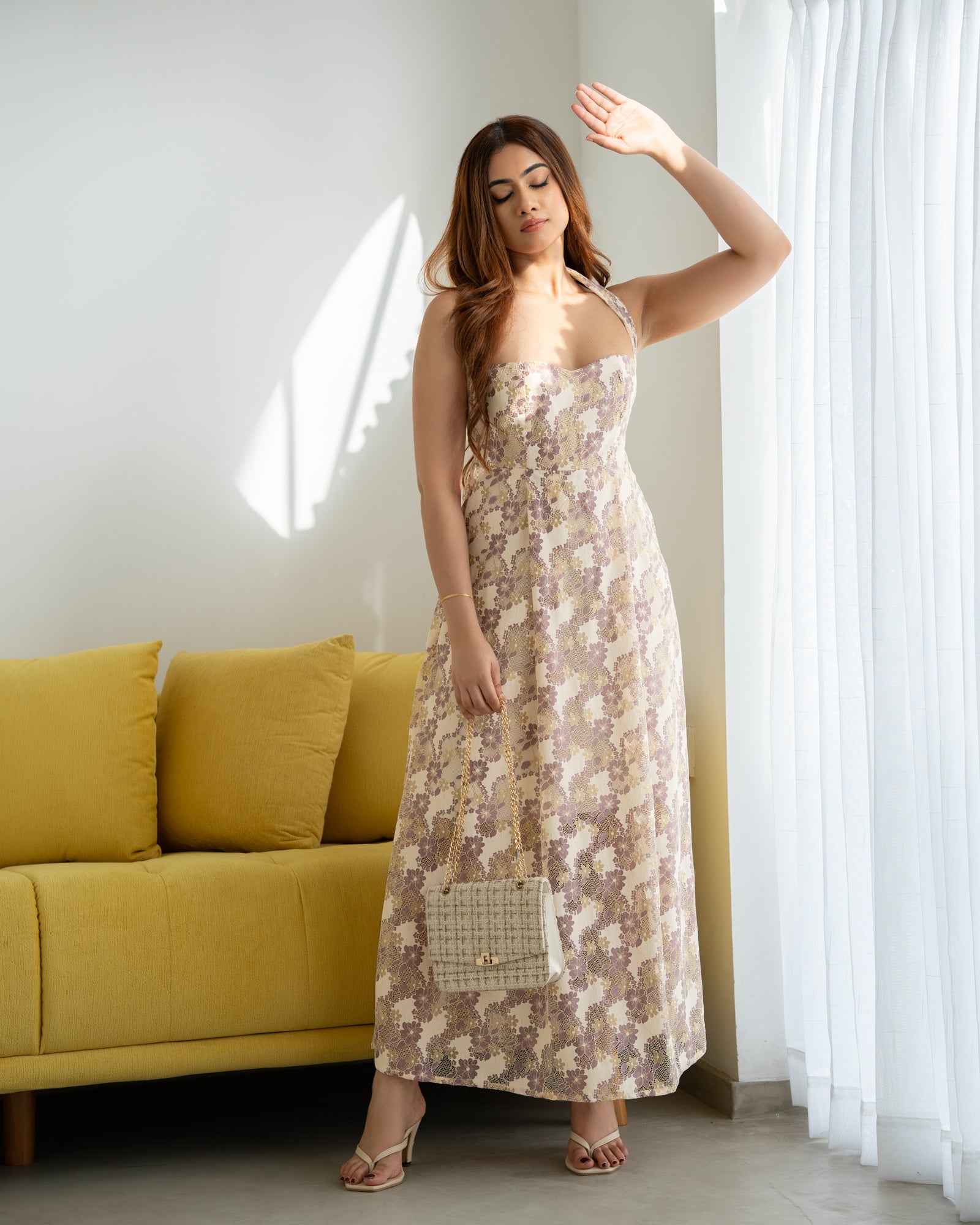 Livia Lace Floral Dress