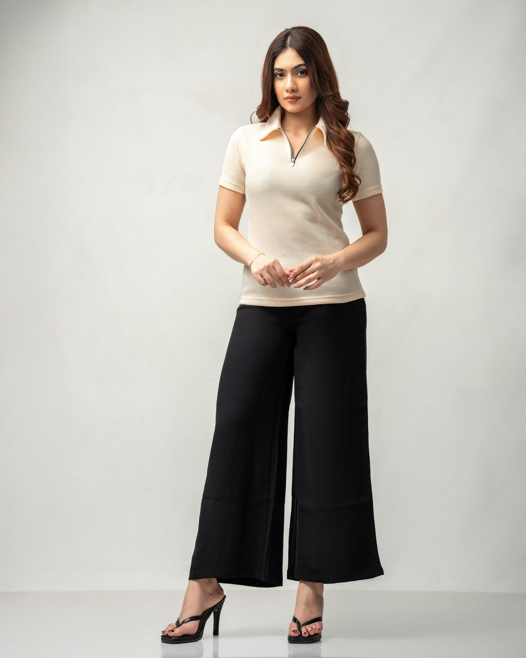 Zara zipper top