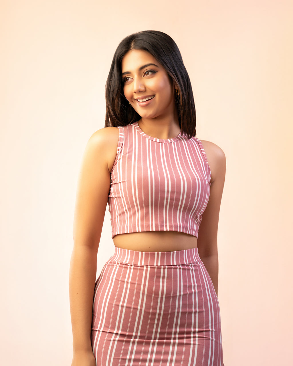 Candy Stripe Crop