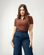 Zara zipper top