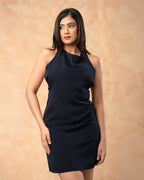 Back Open Mini Dress