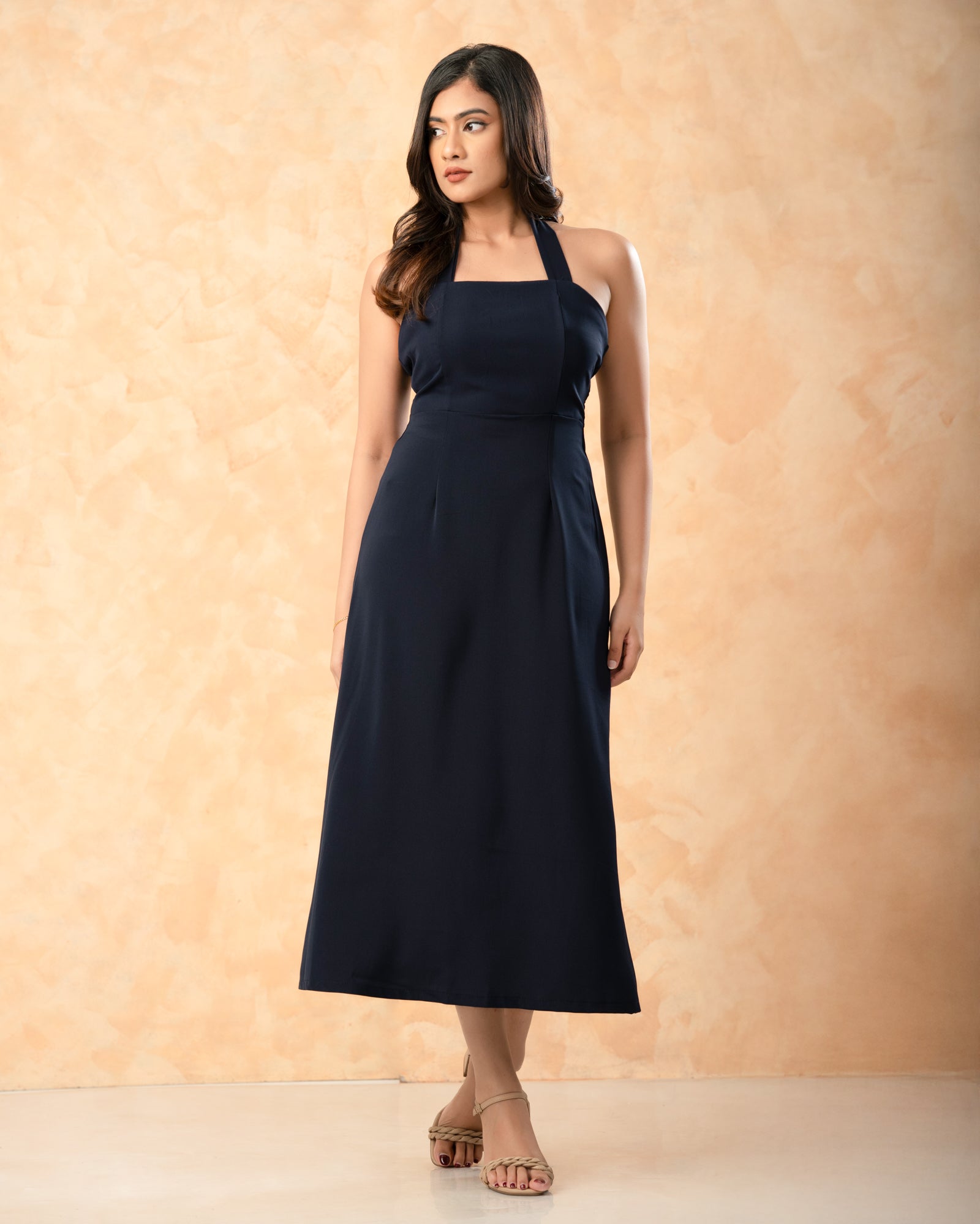 Halter Midi Dress