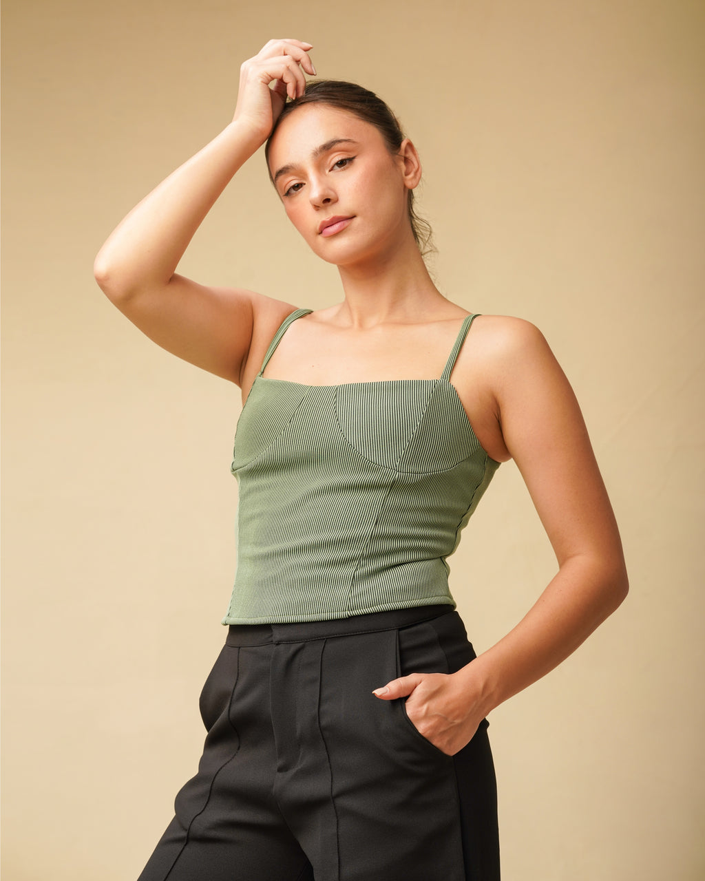 Etoffe Cross Tie Top