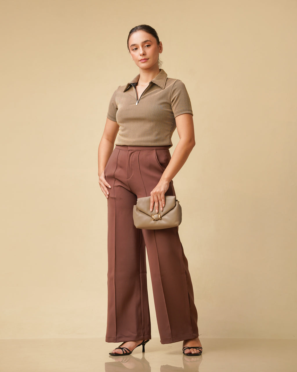 Etoffe Zipper Top