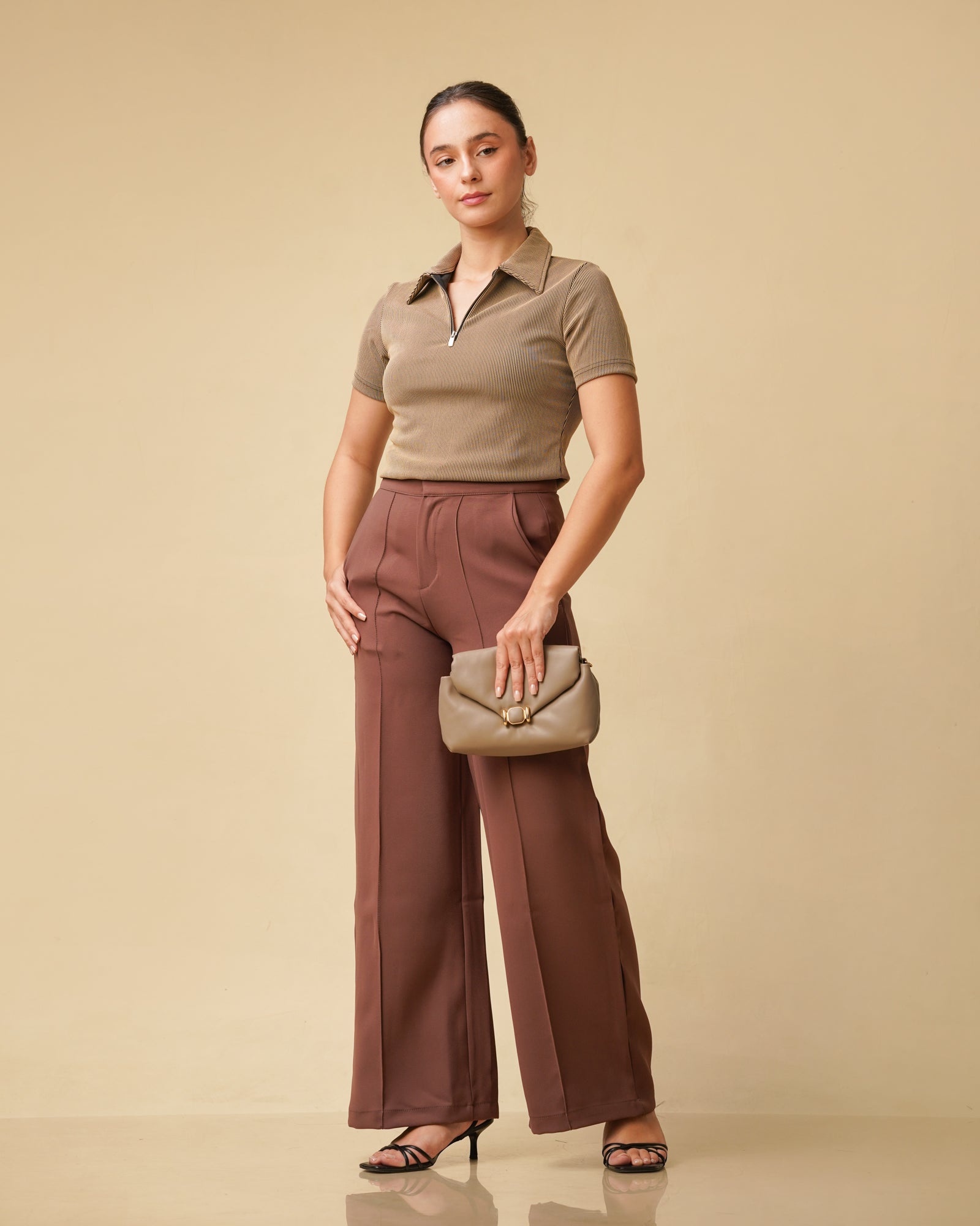 Etoffe Zipper Top