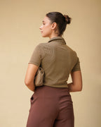Etoffe Zipper Top