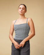 Etoffe Cross Tie Top