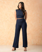 Retention High Neck Crop