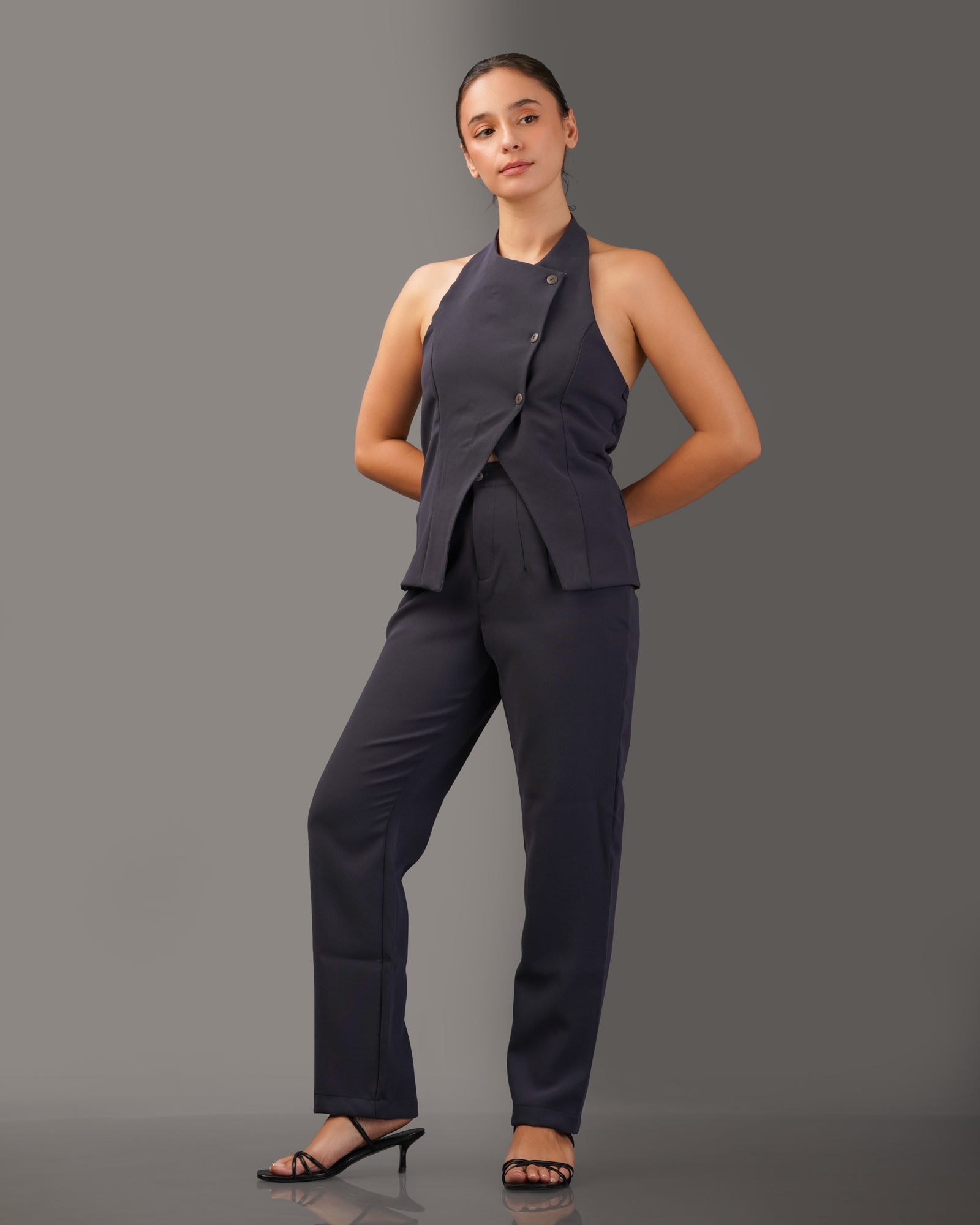 Etoffe Side Buttoned Waistcoat