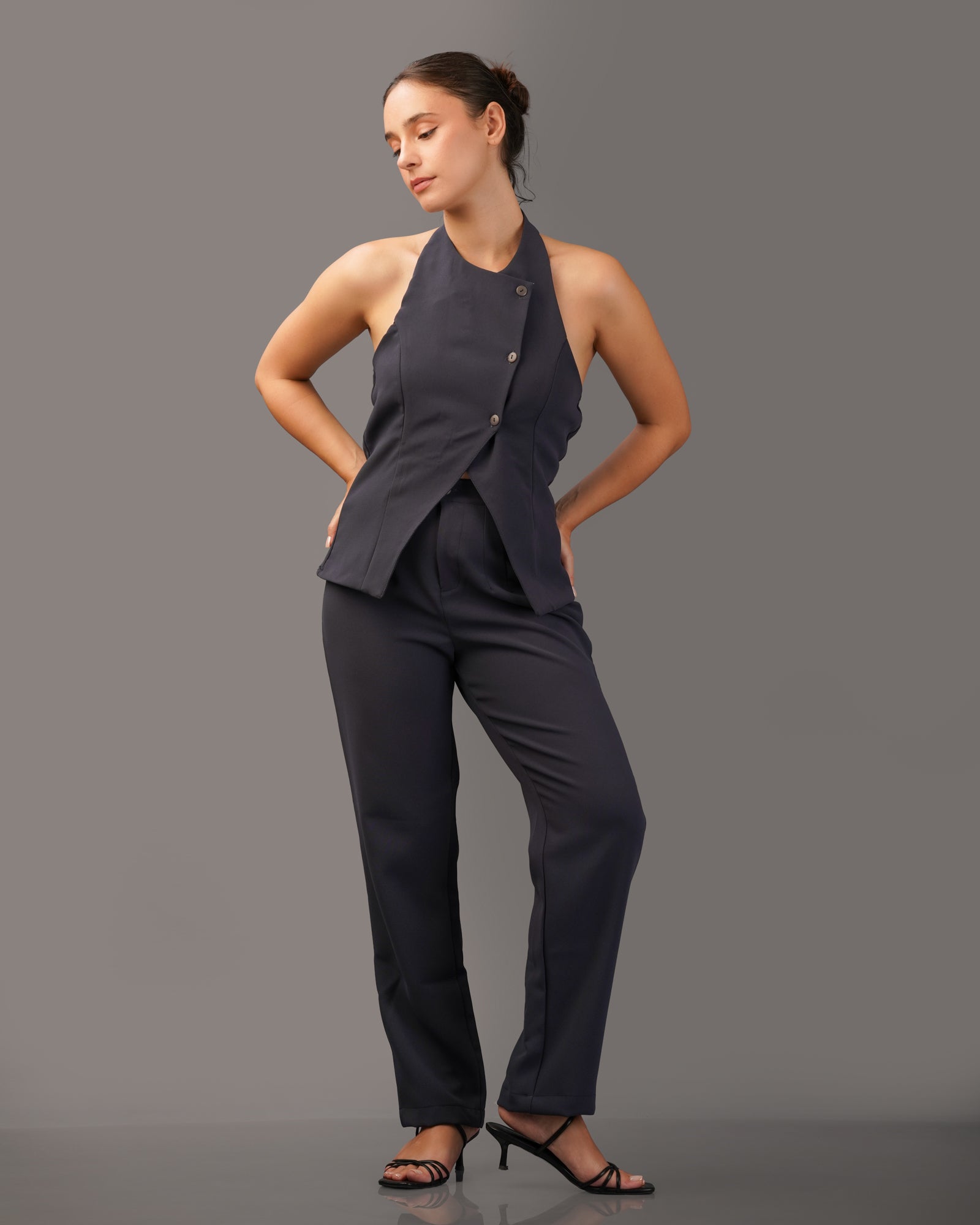 Etoffe Side Buttoned Waistcoat