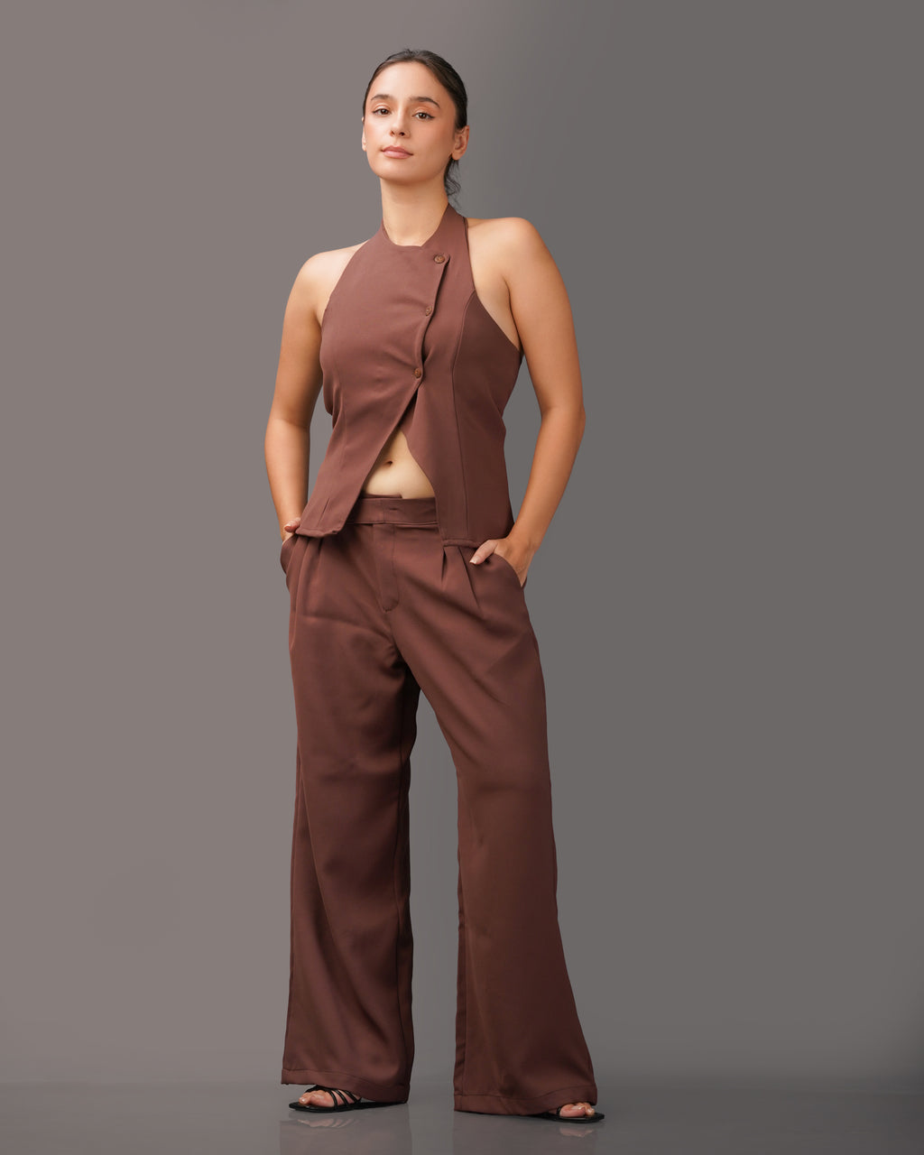 Etoffe Side Buttoned Waistcoat