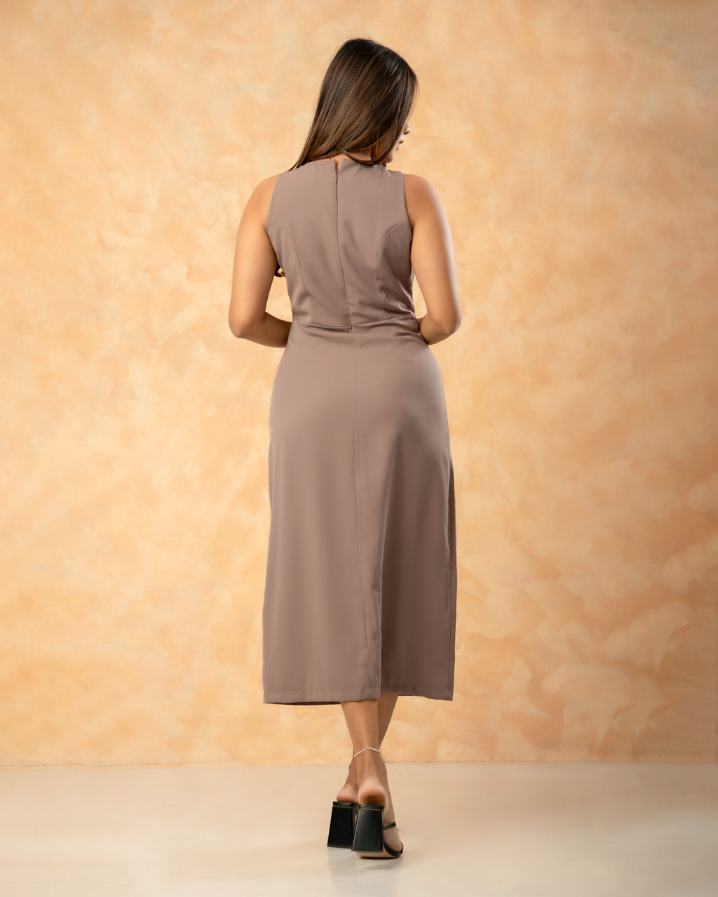 Buttoned Down Midi Dress