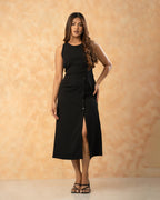 Buttoned Down Midi Dress