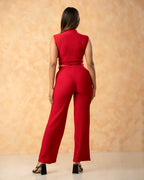 Retention High Neck Crop