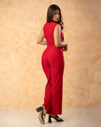 Retention High Neck Crop