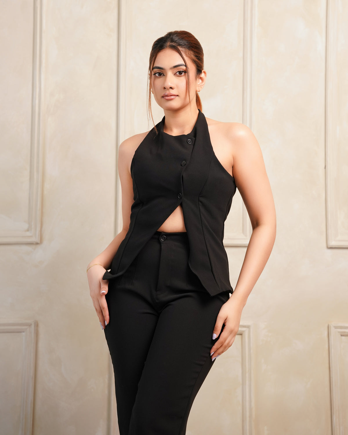 Etoffe Side Buttoned Waistcoat