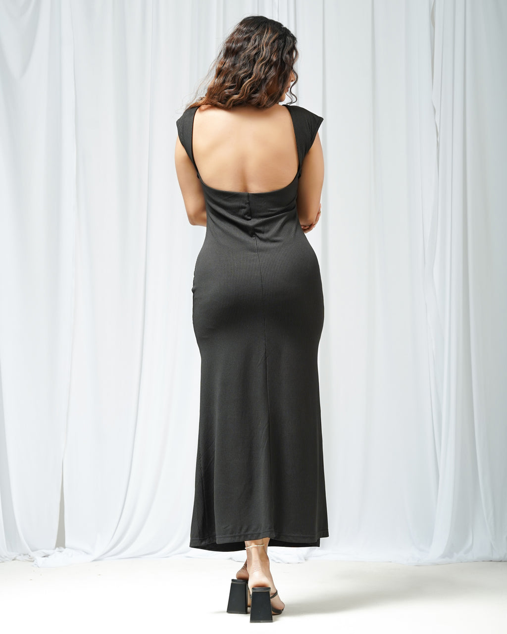 Classic Back Open Dress