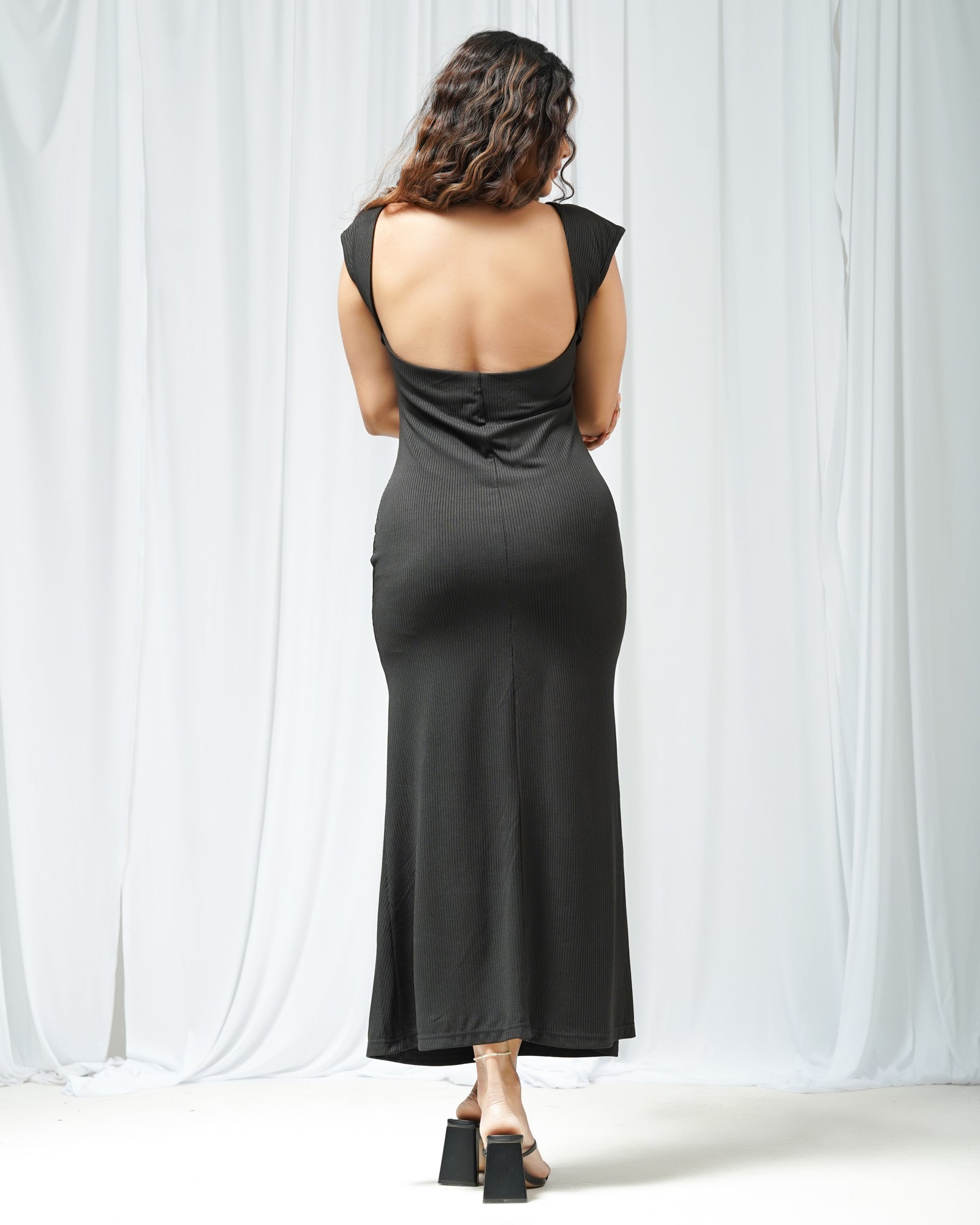 Classic Back Open Dress