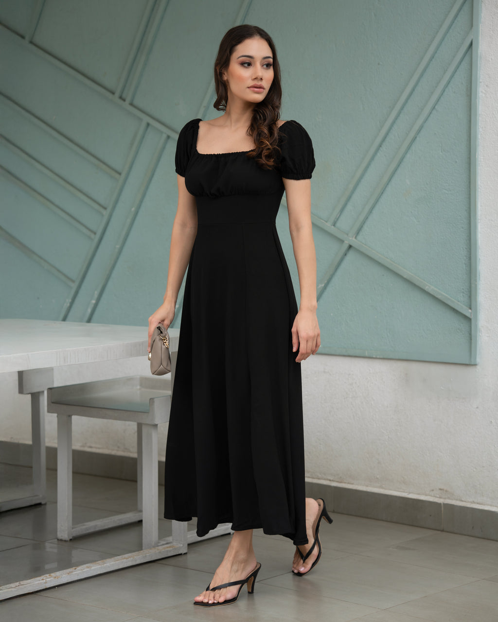 Alora Front Open Dress