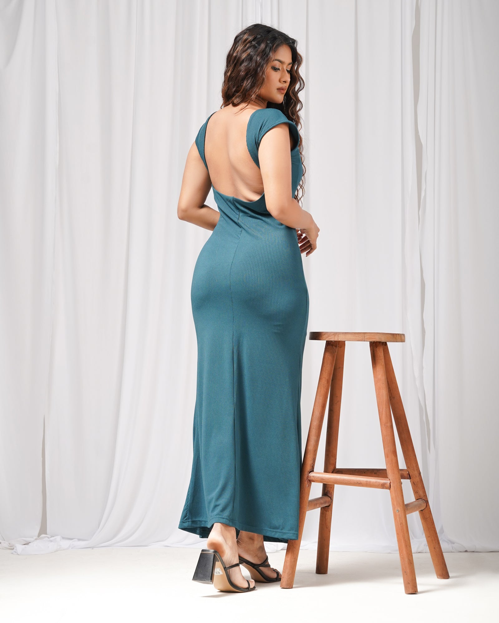 Classic Back Open Dress