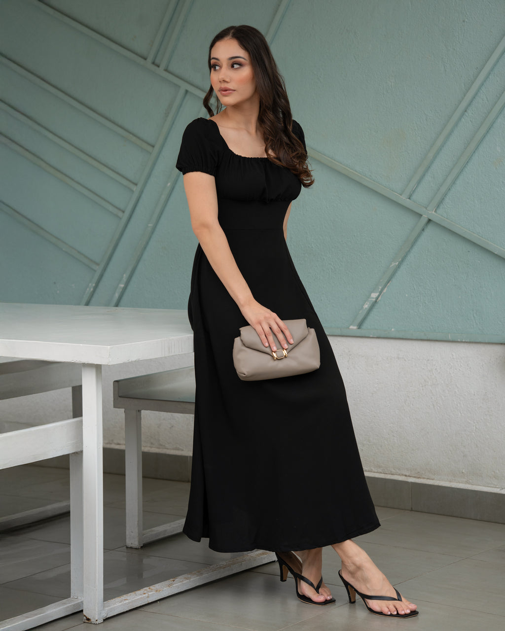 Alora Front Open Dress