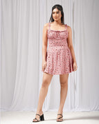 Back Detailed Mini Dress