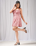 Back Detailed Mini Dress