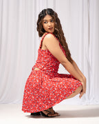 Back Detailed Mini Dress